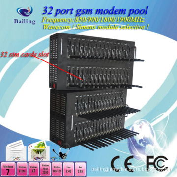 GSM 32 Port Modem Based on Wavecom Q2403 Q2406 for Bulk SMS/MMS Modem